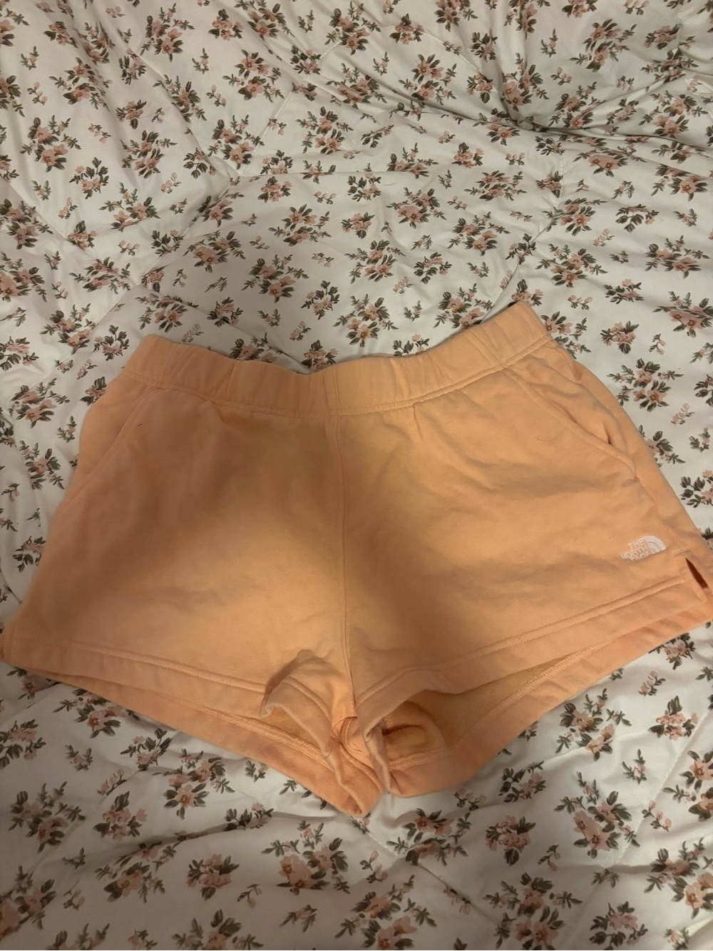 The North Face Women's light orange  Athletic cotton Shorts
